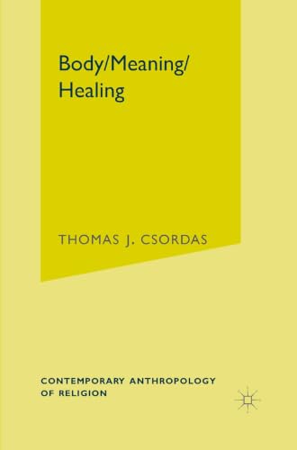 Body/Meaning/Healing (Contemporary Anthropology of Religion) Cover
