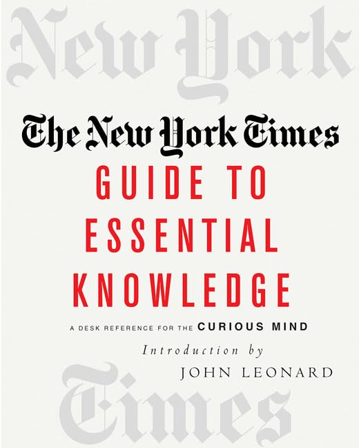 The New York times guide to essential knowledge Cover