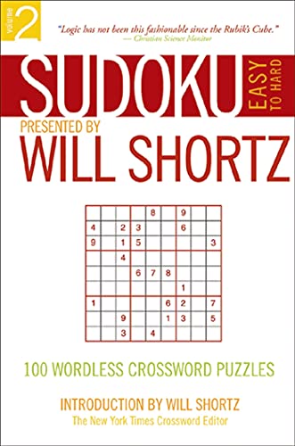 Sudoku Easy to Hard Presented by Will Shortz, Volume 2 Cover