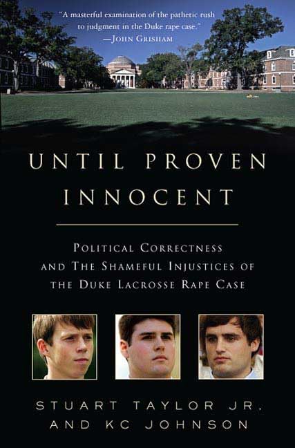 Until proven innocent Cover