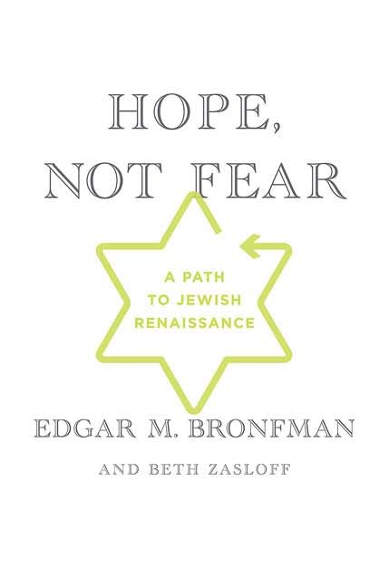 Hope, not fear Cover