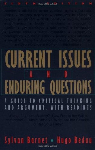 Current issues and enduring questions Cover