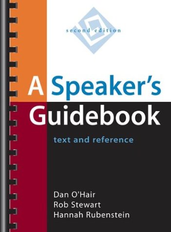 A speaker's guidebook Cover