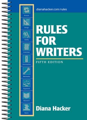 Rules for writers Cover
