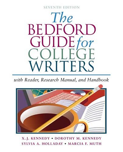 The Bedford guide for college writers Cover