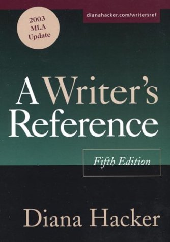 A writer's reference Cover