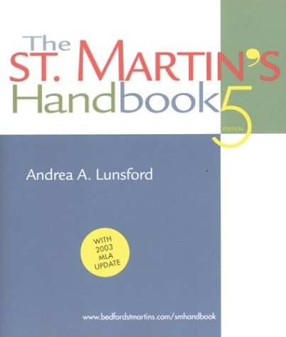 The St. Martin's Handbook Cover