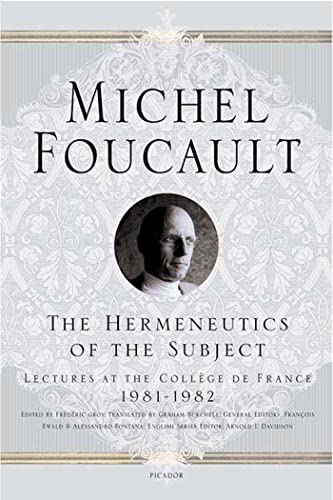 The hermeneutics of the subject Cover
