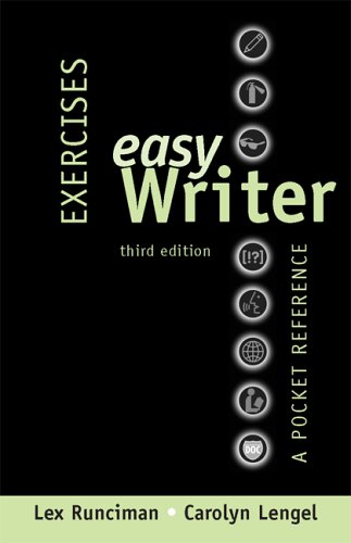 Exercises for Easy Writer (Exercises) Cover