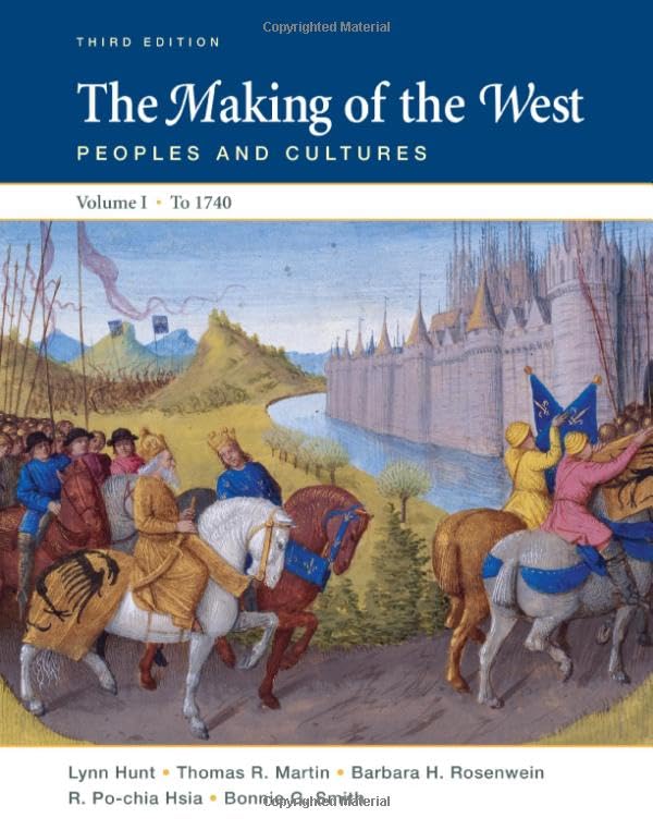 The Making of the West: Peoples and Cultures, Vol. 1 Cover