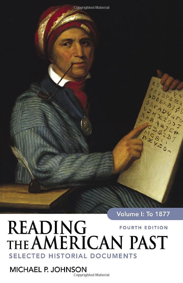 Reading the American Past, Volume I: To 1877 Cover