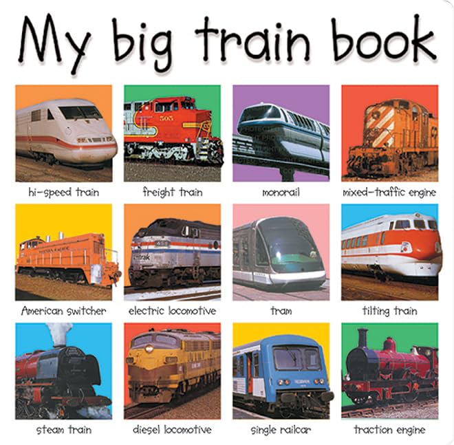 My big train book. Cover