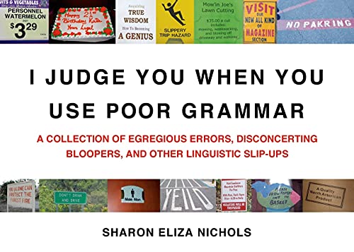 I judge you when you use poor grammar Cover