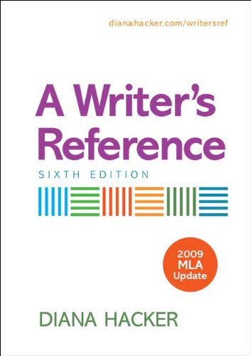 A writer's reference Cover