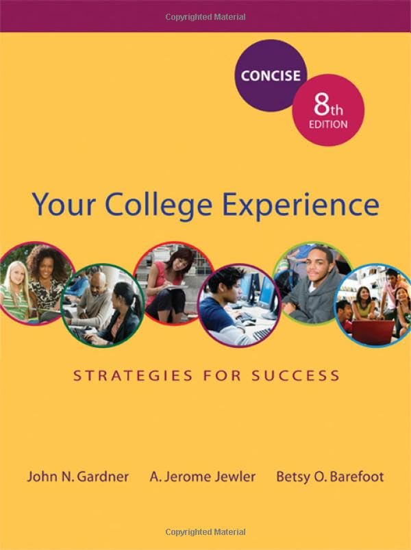 Your college experience Cover