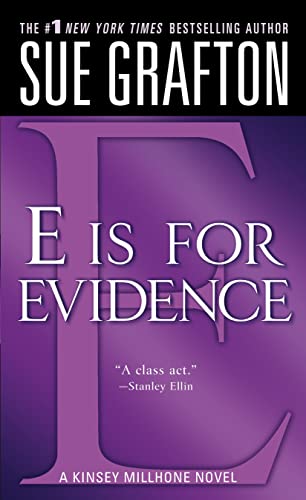 "E" is for Evidence (The Kinsey Millhone Alphabet Mysteries) Cover