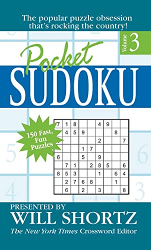 Pocket Sudoku Presented by Will Shortz, Volume 3 Cover
