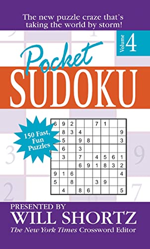 Pocket Sudoku Presented by Will Shortz, Volume 4 Cover