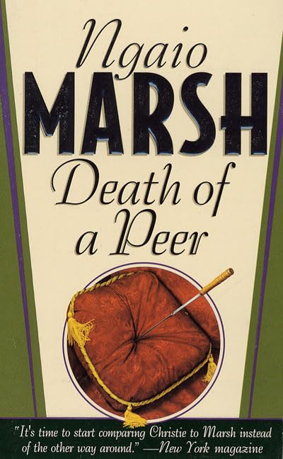 Death of a Peer (A Roderick Alleyn Mystery) Cover