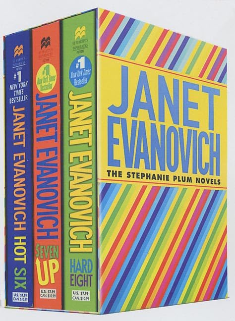 Janet Evanovich Boxed Set #2 (Hot Six, Seven Up, Hard Eight) Cover