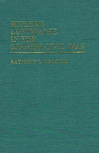 Hitler's Luftwaffe in the Spanish Civil War Cover