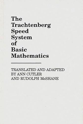 The Trachtenberg speed system of basic mathematics Cover
