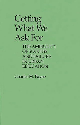Getting what we ask for Cover