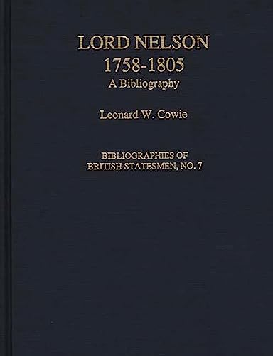 Lord Nelson, 1758-1805 Cover