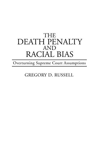 The death penalty and racial bias Cover