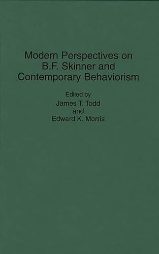 Modern perspectives on B.F. Skinner and contemporary behaviorism Cover