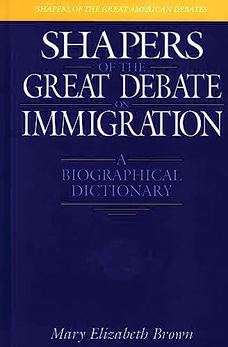 Shapers of the great debate on immigration Cover