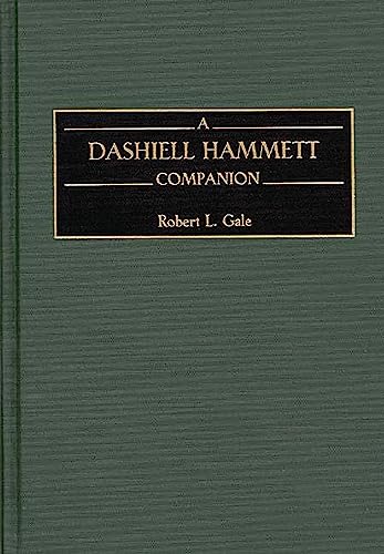 A Dashiell Hammett companion Cover