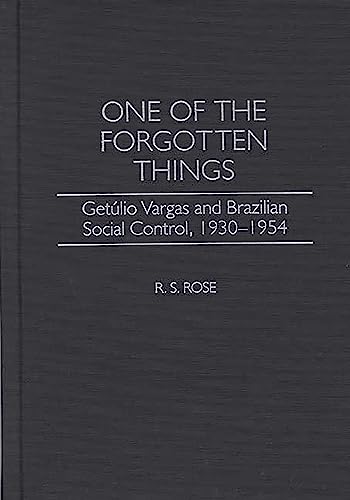 One of the Forgotten Things Cover