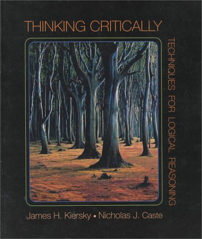 Thinking critically Cover