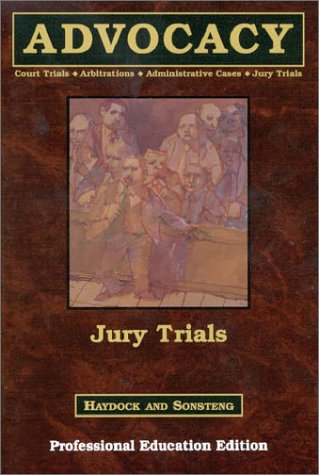 Advocacy Court Trial, Arbitrations, Administrative Cases, Jury Trials Cover