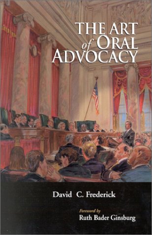 The art of oral advocacy Cover