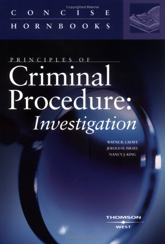 Principles of criminal procedure Cover