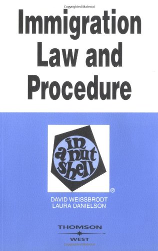 Immigration law and procedure in a nutshell Cover