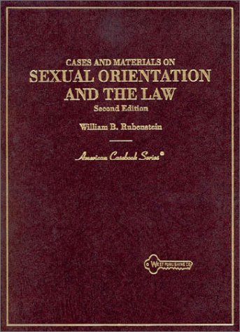 Cases and materials on sexual orientation and the law Cover