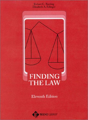 Finding the law Cover