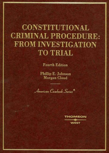 Constitutional criminal procedure Cover