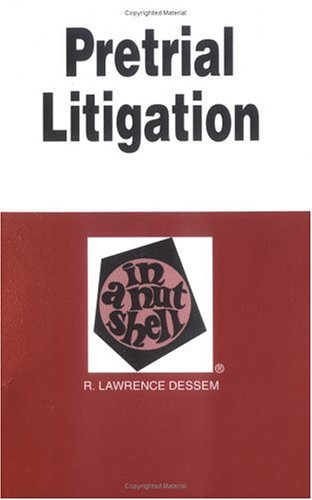 Pretrial litigation in a nutshell Cover
