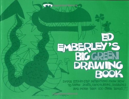 Ed Emberley's Big green drawing book. Cover