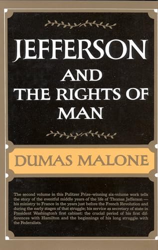 Jefferson and the Rights of Man - Volume II (Jefferson and His Time, Vol 2) Cover