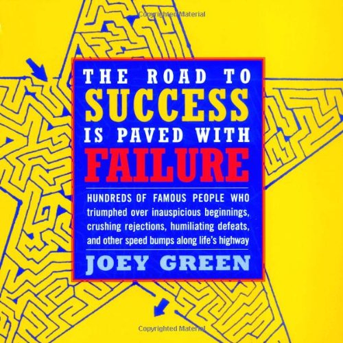 The Road to Success is Paved with Failure  Cover