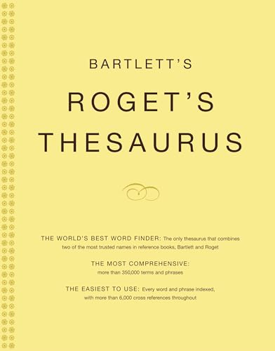 Bartlett's Roget's Thesaurus Cover