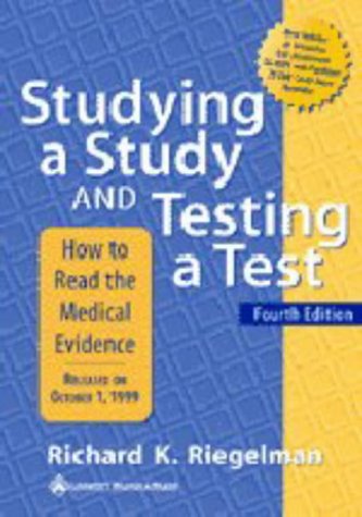 Studying a study and testing a test Cover