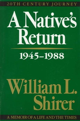 A Native's Return, 1945-1988 (Twentieth-Century Journey) Cover