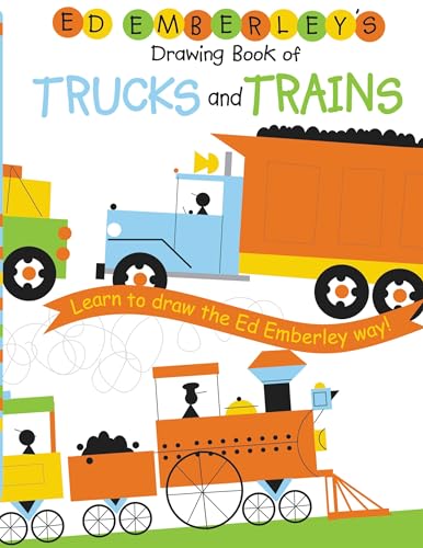 Ed Emberley's Drawing Book of Trucks and Trains Cover