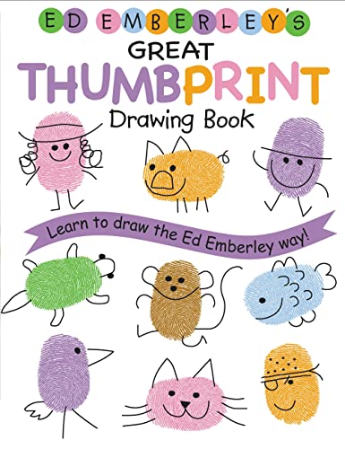 Ed Emberley's Great Thumbprint Drawing Book Cover